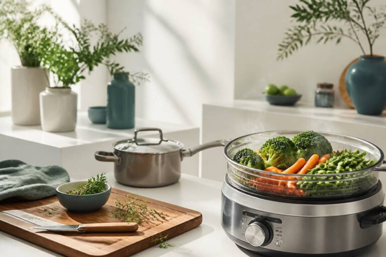 Cuisson à la vapeur : bienfaits, méthode et erreurs à éviter