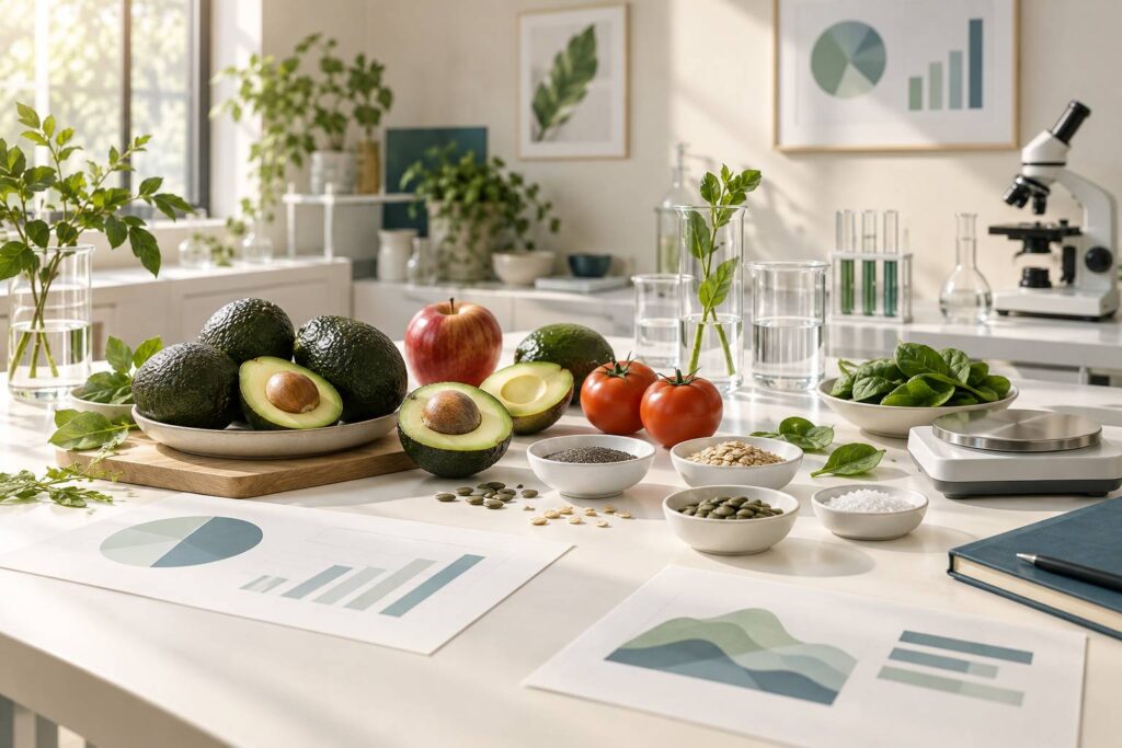 Illustration éditoriale du sujet : Avocat : combien de calories et quels bienfaits ?