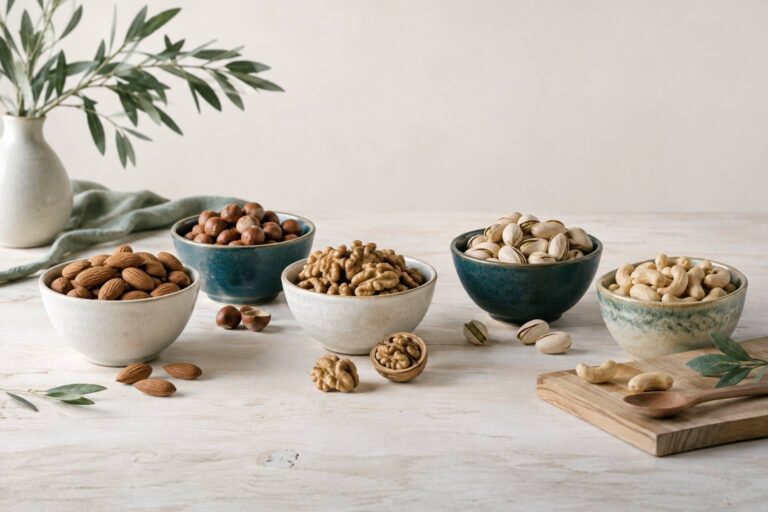 Fruits à coque : liste complète et différence avec les arachides