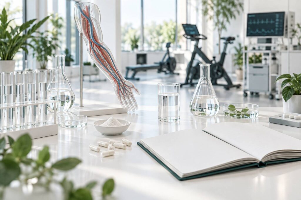 Illustration éditoriale du sujet : L-citrulline : bienfaits, dosage et efficacité réelle