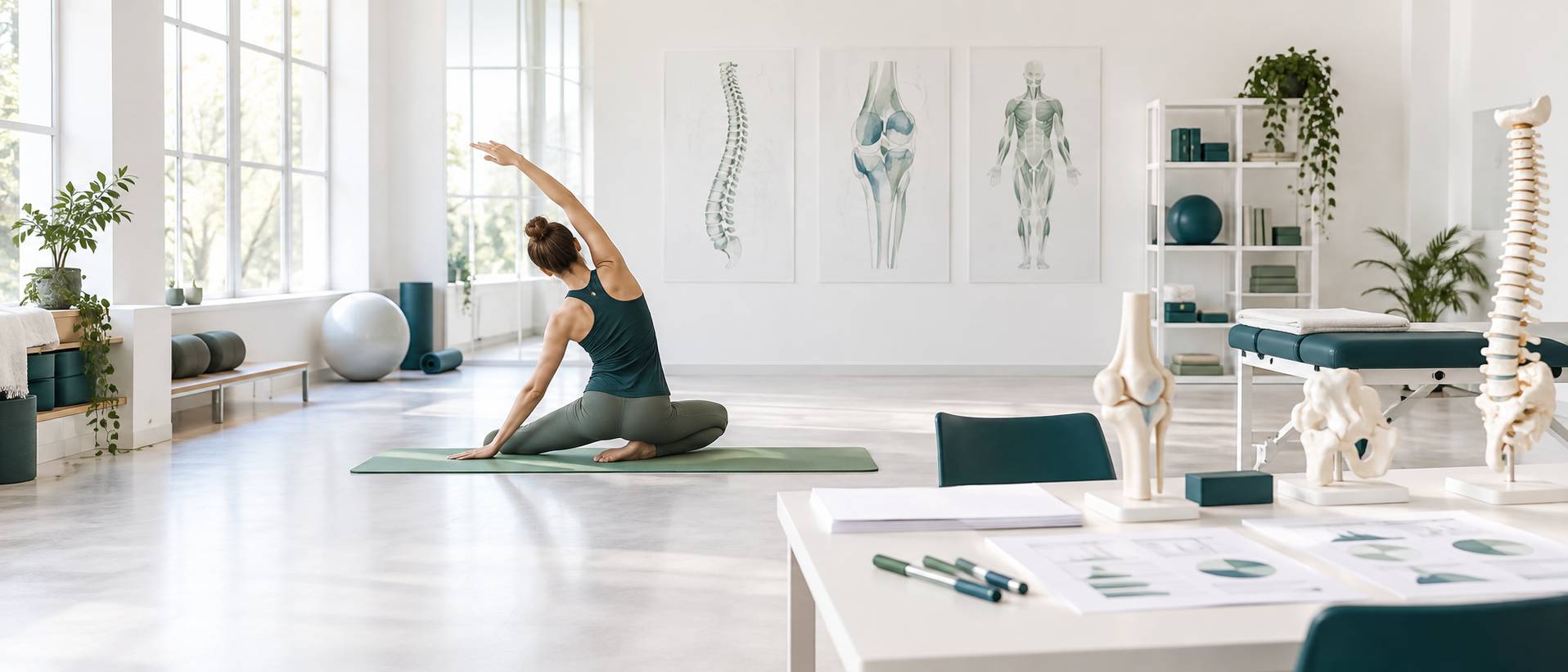 Illustration éditoriale du sujet : Yoga et souplesse : ce que dit la littérature, ce qui relève du discours